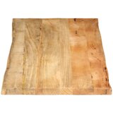 Stolna ploča 140x60x3,8cm od masivnog drva manga sa živim rubom | shoptok.hr