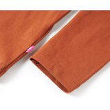  Dječja majica s dugim rukavima boja konjaka 104 | shoptok.hr