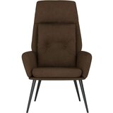  Stol za sproščanje rjavo umetno semiš usnje, (20957507) | Shoptok.si