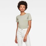 G-star T-shirt - Mysid Recycle dye optic slim r t wm olive grey | Shoptok.si