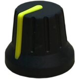  Okretni gumb S pokazivačem Crno-žuta (Ø x V) 18.8 mm x 15.24 mm PSP 49009-Y 1 ST Cijene