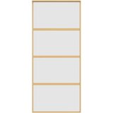  Drsna vrata zlata 90x205 cm mat ESG steklo in aluminij, (20983302) | Shoptok.si