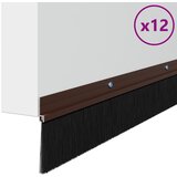  Držač četke za vrata 12 kom. Smeđa 100 cm Aluminijski legura | shoptok.hr
