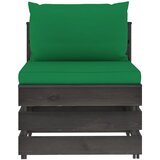  Modularna srednja sofa s jastucima od sivo impregniranog drva | Eponuda.ba