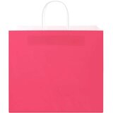  Papirnate vrećice 250 kom s ručkama ružičaste 32x22x28 cm | shoptok.hr