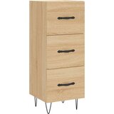 Maison Chic Komoda - Predalnik sonoma hrast 34,5x34x90 cm inženirski les, (21717558) Cene