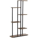  Crni metalni stalak za cvijeće 60 x 20 x 113 cm | shoptok.hr