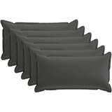  Jastuk s jastukom HOUTEN 6 kom. Antracit Poliester - Antracit 40 x 80 cm 6 | shoptok.hr