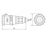 Madras doo Beograd UTIČNICA VISEĆA UKO-UTO BEMIS IP67 16A 3P+E+N 380V BC1-1505-7312 | ePonuda.com