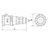  utičnica viseća uko-uto bemis IP67 16A 3P+E+N 380V BC1-1505-7312 | Eponuda.com
