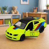 SPORTS Car Metal Car Pull-Back Drive Yellow Neon 1:32 | Shoptok.si
