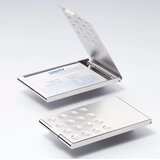 Durable škatlica za vizitke 2440 srebrna | Shoptok.si