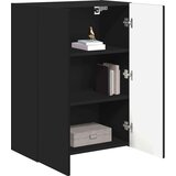 TV stenska omara Črna 59,5 x 31 x 80 cm Konstruiran les, (5000092213) | Shoptok.si