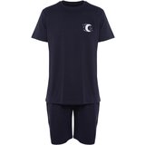 Trendyol Pajama Set - Navy blue - Graphic | Shoptok.si