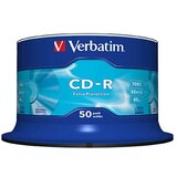  CD-R,VERBATIM, 700 MB,52X,spindle 50 kom EXTRA PRO.43351 Cijene