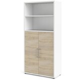 Tvilum Bijela/u prirodnoj boji modularna biblioteka u dekoru hrasta 89x189 cm Prima – | shoptok.hr