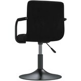  Jedilni stol črn žamet, (20812528) | Shoptok.si