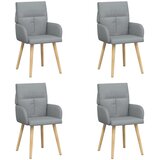  Trpezarijske stolice 4 pcs Tkanina Svjetlosiva 60 x 56 x 96 cm | Eponuda.ba