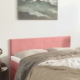  Uzglavlja ružičasta 144x5x78/88 cm baršunasta | shoptok.hr