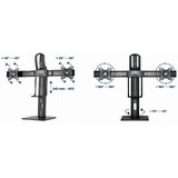 Gembird MS-D2-01 Namizno stojalo za dvojni monitor 17-27, na | Shoptok.si