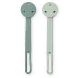 Liewood set 2 silikonskih priponk za dudo willow dusty mint peppermint mix Cene