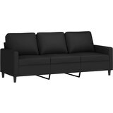  3-dijelni set sofa s jastucima crni baršunasti | shoptok.hr