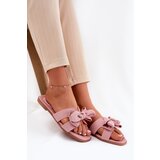 Boto Flat Women's Slippers With Bow Pink Tobin | shoptok.hr