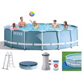 Intex bazen prism frame 549 x 122 cm sa merdevinama, pumpom, pokrivkom i podlogom | Eponuda.com