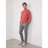 Sinsay Crewneck comfort fit majica dugih rukava s udjelom pamuka Slike