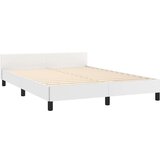  Za krevet s uzglavljem bijeli 140x190 cm od umjetne kože | shoptok.hr