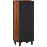  Highboard s policom Smeđa 40 x 33 x 110 cm Čvrsto drvo manga | shoptok.hr
