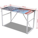  Stol s tiskanom površinom, pravokutni | shoptok.hr