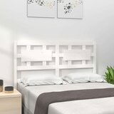  Posteljno vzglavje belo 140,5x4x100 cm trdna borovina, (20953013) | Shoptok.si