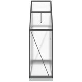 vidaXL Staklenik s okvirom antracit 169 x 58 x 202 cm aluminijski | shoptok.hr