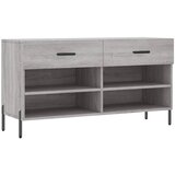  Klupa za cipele siva boja hrasta 102x35x55 cm konstruirano drvo | shoptok.hr