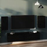 vidaXL Zidni ormarići 2 kom crni 30 x 30 x 60 cm od masivne borovine Cijene