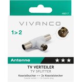 Vivanco Adapter 48017, antenski coax Ž na 2x coax M | shoptok.hr