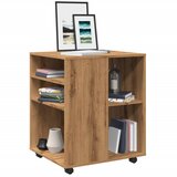 vidaXL Omarica na kolesih artisan hrast 60x53x72 cm inženirski les Cene