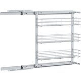  Kuhinjska izvlačna žičana košara srebrna 47 x 15,5 x 55,5 cm | shoptok.hr