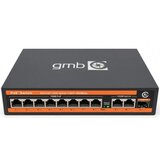 Gembird gmb poe FS1010PS1 switch, IEEE802.3af/at, 8 poe 10/100M, 2 up-link 100/1000M +1 sfp port,52V 120W, 3 Cene