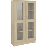  Vitrina boja hrasta sonome 82,5x30,5x150 cm konstruirano drvo | shoptok.hr