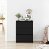  Komoda crni hrast 60x35x76 cm Inženirsko drvo | shoptok.hr