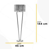 Lesnina XXXL STOJEČA SVETILKA MADU 45/25/144 cm | Shoptok.si