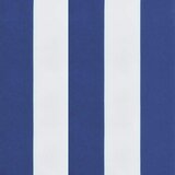  Jastuci za vrtnu klupu 2 kom plavo-bijeli prugasti 100x50x7 cm | shoptok.hr