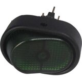 TRU COMPONENTS Automobilski klecni prekidač 12 V/DC 30 A 1 x isklop/uklop bez povrata TC-R13-133B-SQ GREEN 1 kom. Cijene