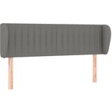 Maison Chic vzglavna omarica - nočna omarica - posteljna omarica z ušesi temno sivo 147x23x78/88 cm blago, (21709553) | Shoptok.si