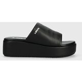 Levi's Natikače Charlotte za žene, boja: crna, s platformom, D7523.0001 | shoptok.hr