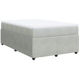  Krevet s oprugama i madracem svjetlosivi 120x190 cm baršunasti | shoptok.hr