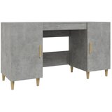 Maison Chic Pisalna miza - pisarniška miza - Računalniška miza betonsko siva 140x50x75 cm konstruiran les, (21785118) Cene