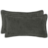  Presvlaka za jastuk 2 pcs HOUTEN Tamnosiva 40 x 70 cm Bouclé | shoptok.hr